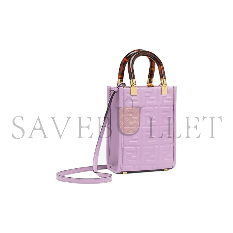 FENDI LOGO LEATHER MINI BAG 8BS051AMCIF1JCO (18*13*6.5m)